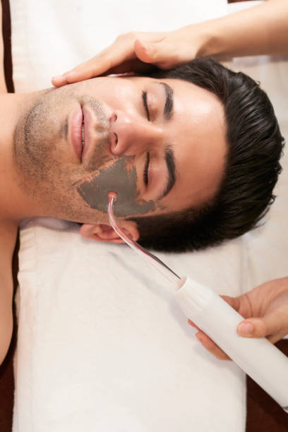 istock Ultrasonic skin cleaning 1307135177