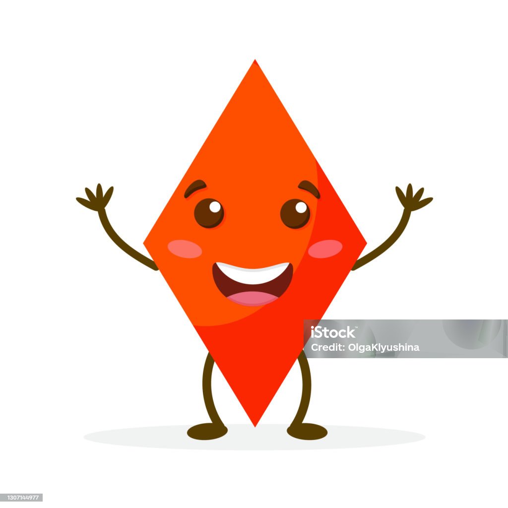 Hình Dạng Hình Học Ngộ Nghĩnh Trẻ Em Dễ Thương Vector Đầy Màu Sắc ...