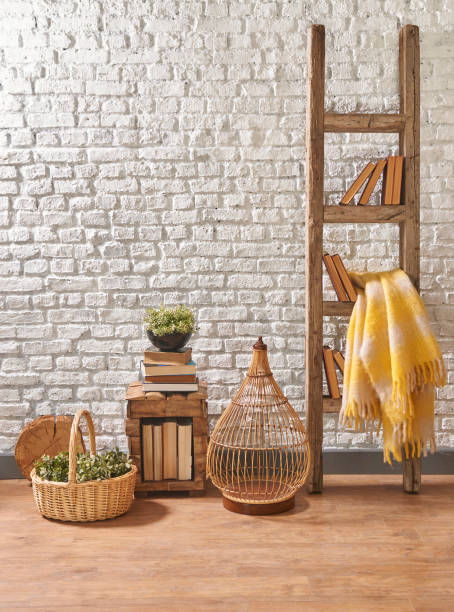 istock brick wall wooden style 1307145066