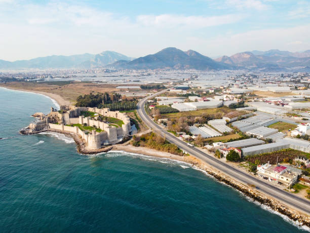 Mamure Castle and panorama of Anamur