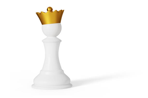 istock White chess pawn in a golden crown 1307147840