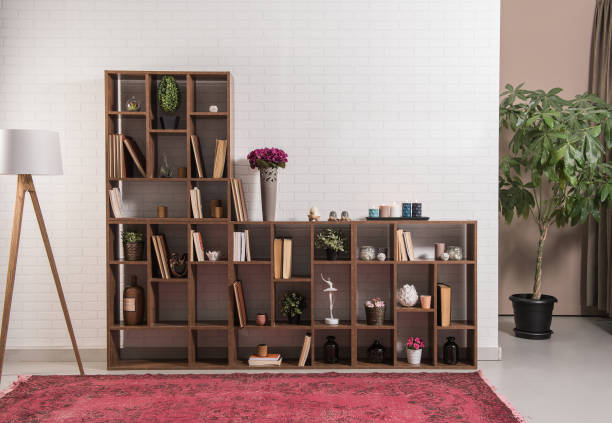 istock brick wall wooden style reading concept interior decoration 1307149099