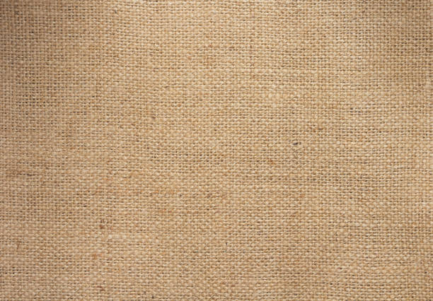 superficie de tela de lino burlap de fondo de textura de saco hessiano - sack fotografías e imágenes de stock