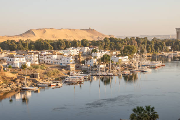 istock Sunrise on the Nile river in Aswan 1307155713
