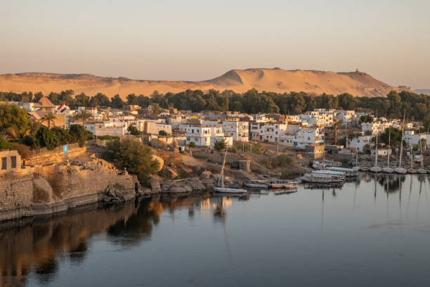 istock Sunrise on the Nile river in Aswan 1307155715