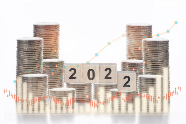 istock Business success concept and economic growth idea 1307157818