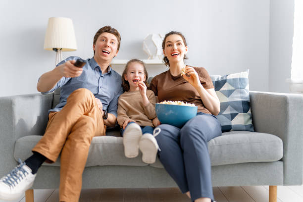 istock Happy family spending time together. 1307167041