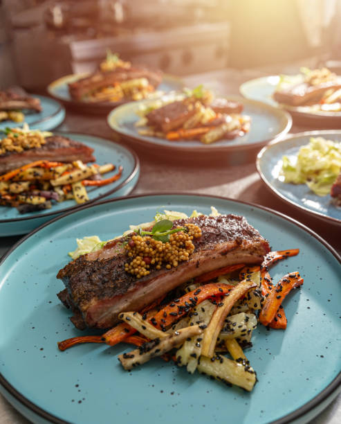 istock Barbecue smoked ribs plate 1307181514