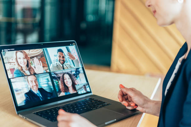 istock Business team in video conference 1307182858