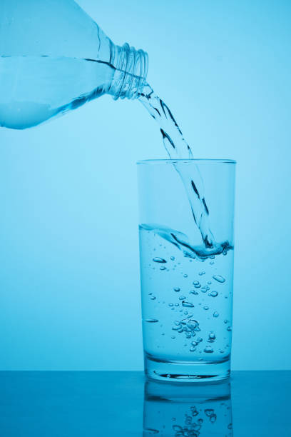 istock Pure still water pours to glass 1307183838