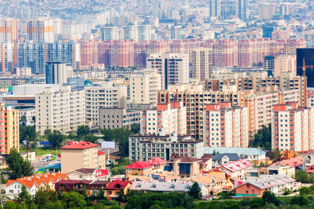 istock Ulaanbaatar aerial view, Mongolia 1307195958