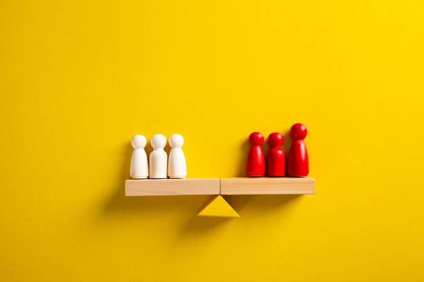 istock Uniqueness, balance, leadership and competition concept. 1307198155