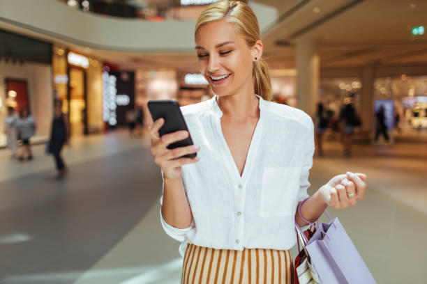 istock Shopping done, the question now is where to go for lunch? 1307217826
