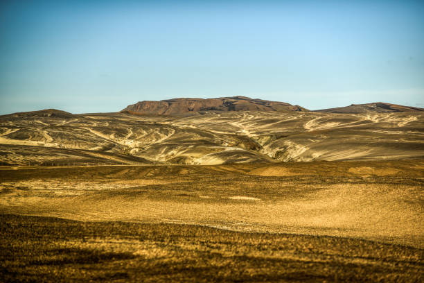 istock Icelandic landscape, endless lunar spaces. 1307219203