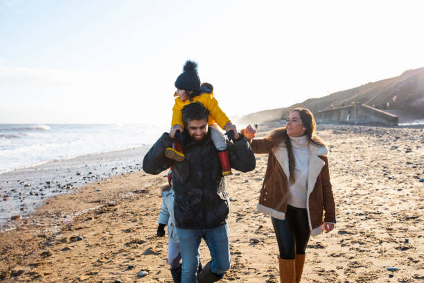 istock Fun Family Visits to the Beach 1307223489