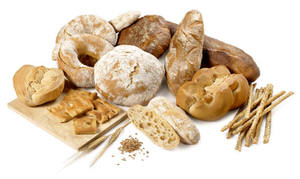 variété de pain - mixed bread photos et images de collection