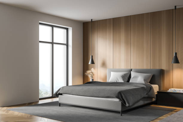istock White and wooden master bedroom corner 1307230920