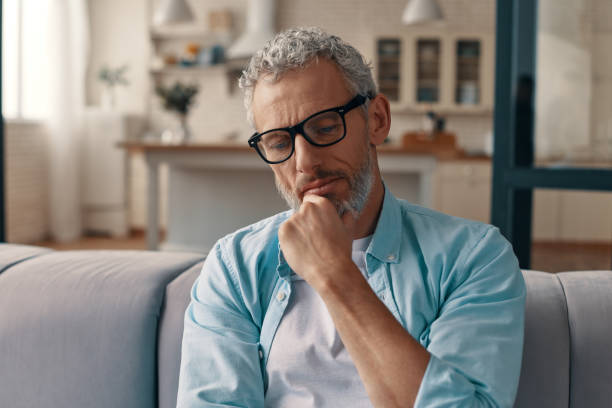 istock Relaxed senior man in casual clothing 1307241122