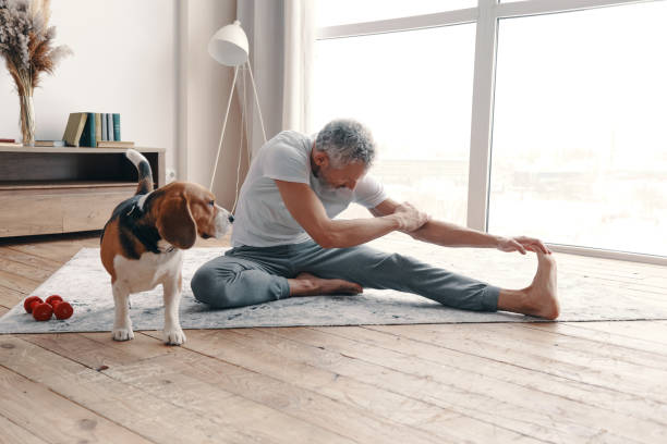 istock Modern senior man in sport clothing 1307242430