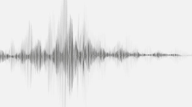 Blur Earthquake Wave on White background,audio wave diagram concept,design for education and science,Vector Illustration. vector art illustration