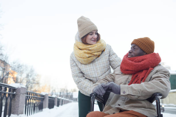 istock Interabled Couple Outdoors 1307244405