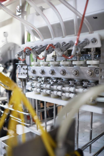 istock Bottling Conveyor at Brewery 1307245390