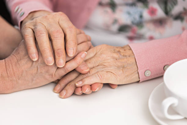 istock Senior hands at nursing home 1307246865