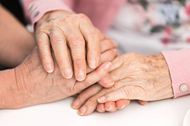 istock Senior hands at nursing home 1307246872