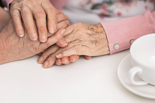istock Senior hands at nursing home 1307246874
