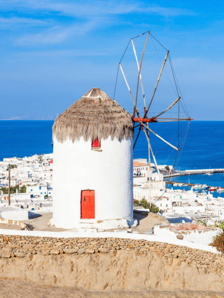 istock Windmills on Mykonos, Greece 1307248727