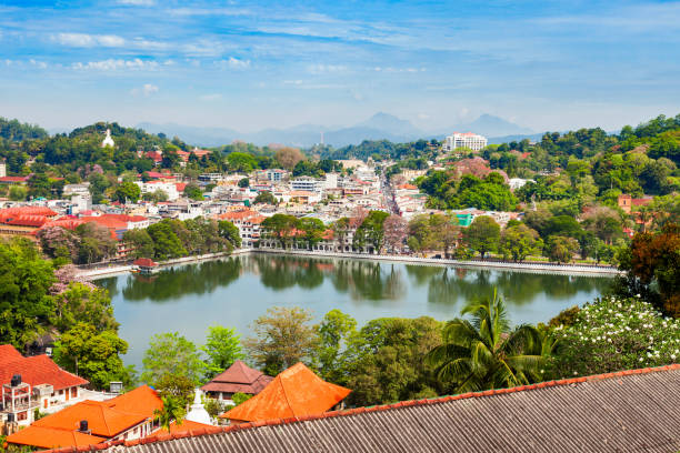 istock Kandy Lake and city 1307248869