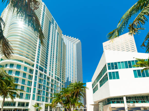 istock Beautiful downtown Miami on a sunny day 1307249823