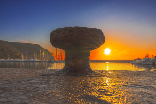 istock Low level shot past the Capstan at Javea Port. 1307250505