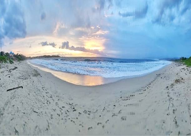 istock Welcoming the evening from the beach 1307253448
