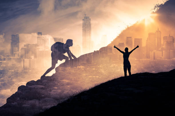 istock Success, achievement, life goals 1307266174