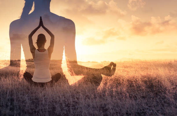 istock Yoga and meditation day 1307266333