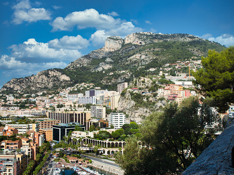Aerial View Of The Harbor Of Monaco