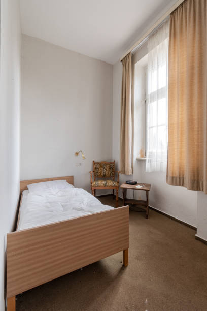 istock Room in an abandoned hotel 1307283354