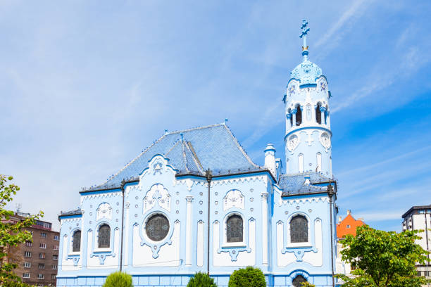 istock Blue Church in Bratislava 1307283714