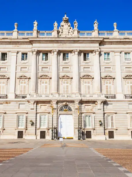 Photo of The Royal Palace of Madrid in Madrid city, Spain