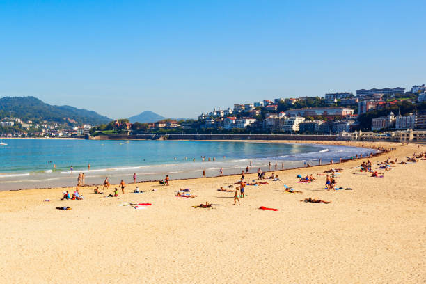 istock San Sebastian city beach, Spain 1307289163
