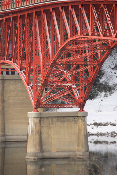 istock Abstract view of bridge foundation. 1307292475