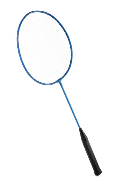 istock Badminton racket isolated on white. Sport equipment 1307293276