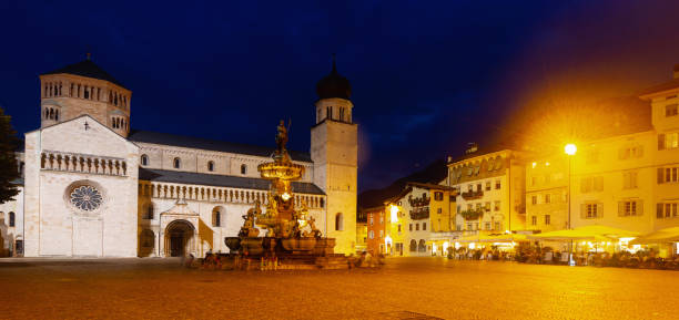 istock Piazza Duomo at twilight, Trento, Italy 1307293475