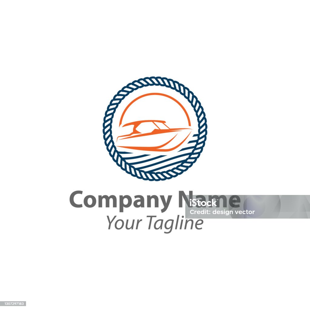 Logotipo do barco de velocidade Royalty Speed Boat Vector Boat Logo Maker Resumo - Vetor de Logotipo royalty-free