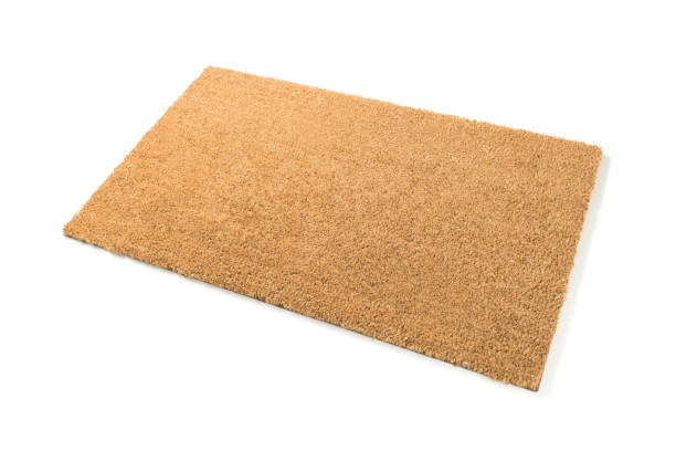 istock Blank Welcome Mat Isolated on White Background 1307299050