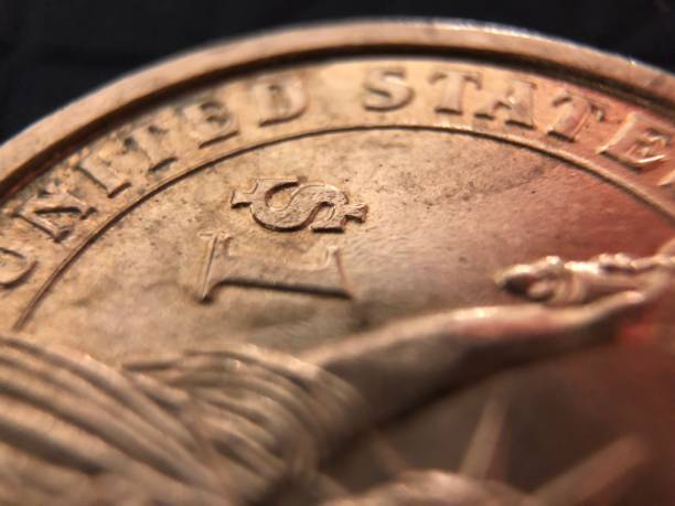 istock US $1 Golden Coin 1307309103