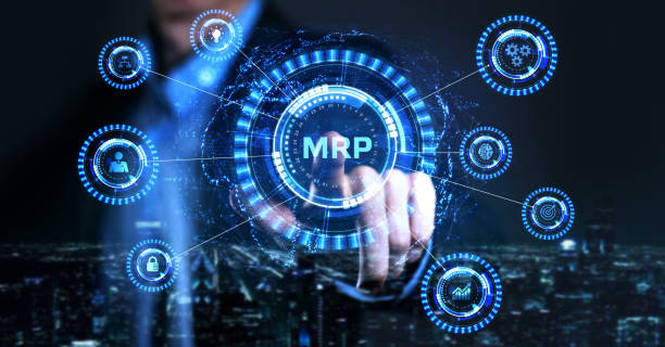 istock MRP Material Requirement planning Manufacturing Industry Business Process automation. 1307309824