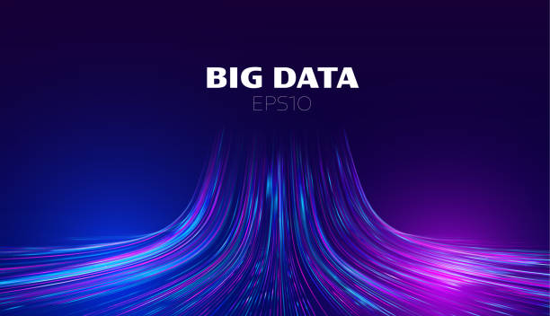 Big data vector background. Data funnel ai network. Quantum technology bigdata Big data vector background. Data funnel ai network. Quantum technology bigdata. big-data stock illustrations
