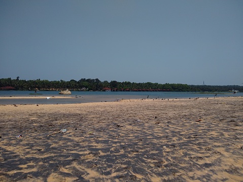 Golden sand beach, Poovar Thiruvananthapuram Kerala